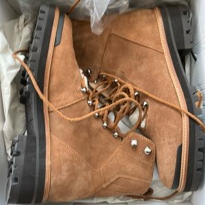 NEW Marx Fisher Izzie Suede Boots Brown Size 10